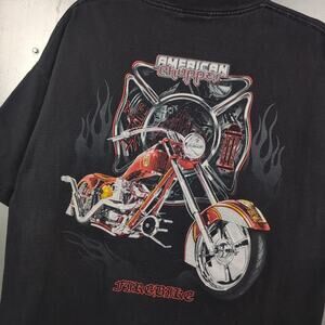 American Chopper West Coast Orange County Vintage Motorcycle Bike Shirt Large